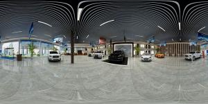 現代商業空間展示設計,汽車展示設計效果圖,鄭州汽車4S店設計案例