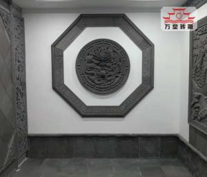 磚雕展示空間裝修圖,磚雕展廳裝修設計,河南萬堂磚雕加盟商展廳裝修設計實景圖.jpg磚雕展示展廳裝修工程效果圖