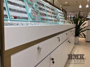 飾品店展示空間裝修圖,南京展柜廠_飾品店裝修_飾品展柜定制_標桿展示道具