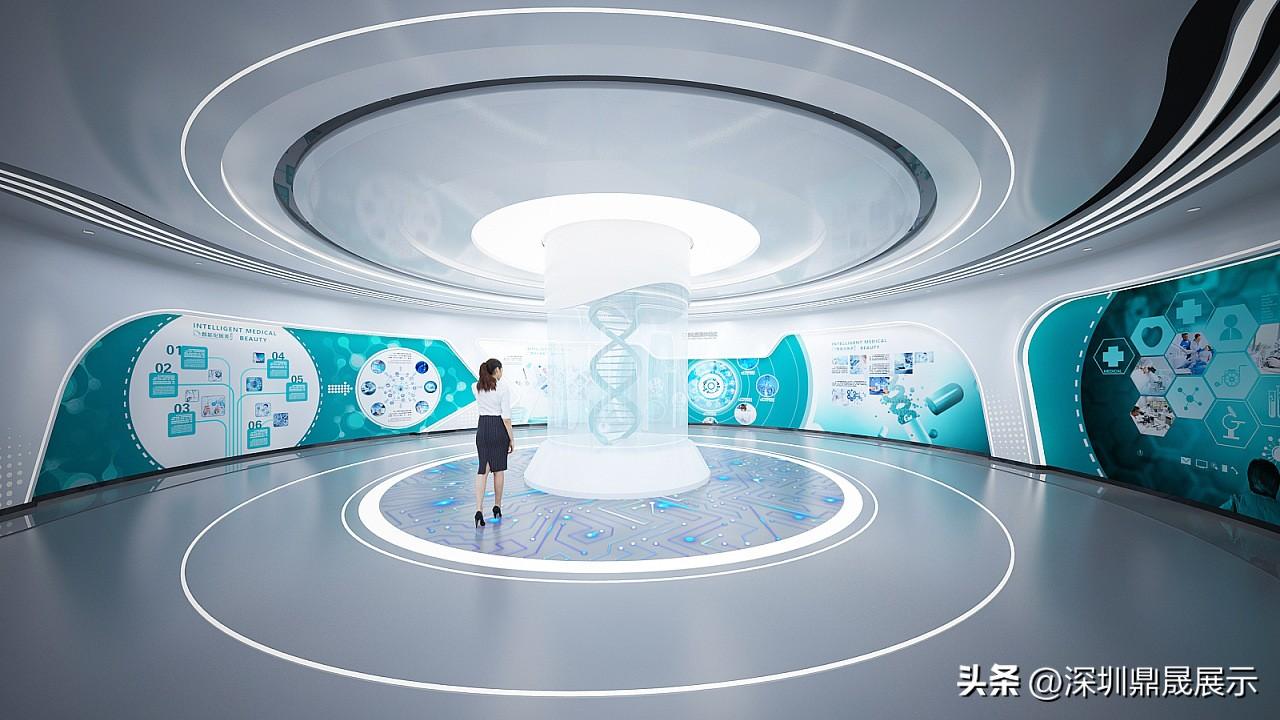 展廳展示設計效果_展示展廳設計_智慧展廳展示設計