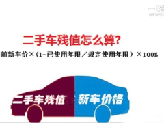 二手車殘值怎么計算？教你4步估算舊車殘值